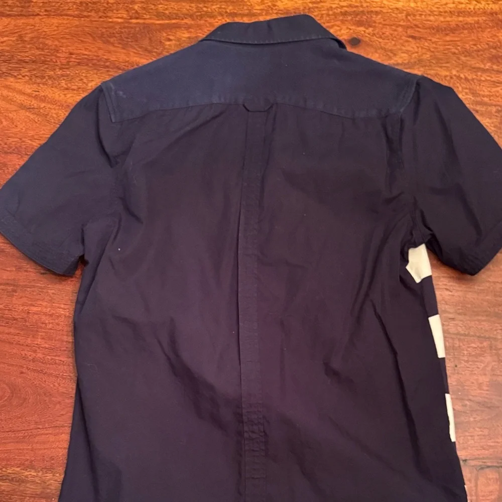 Fred Perry Blue & White Striped Men's Shirt - Picture 5 of 5